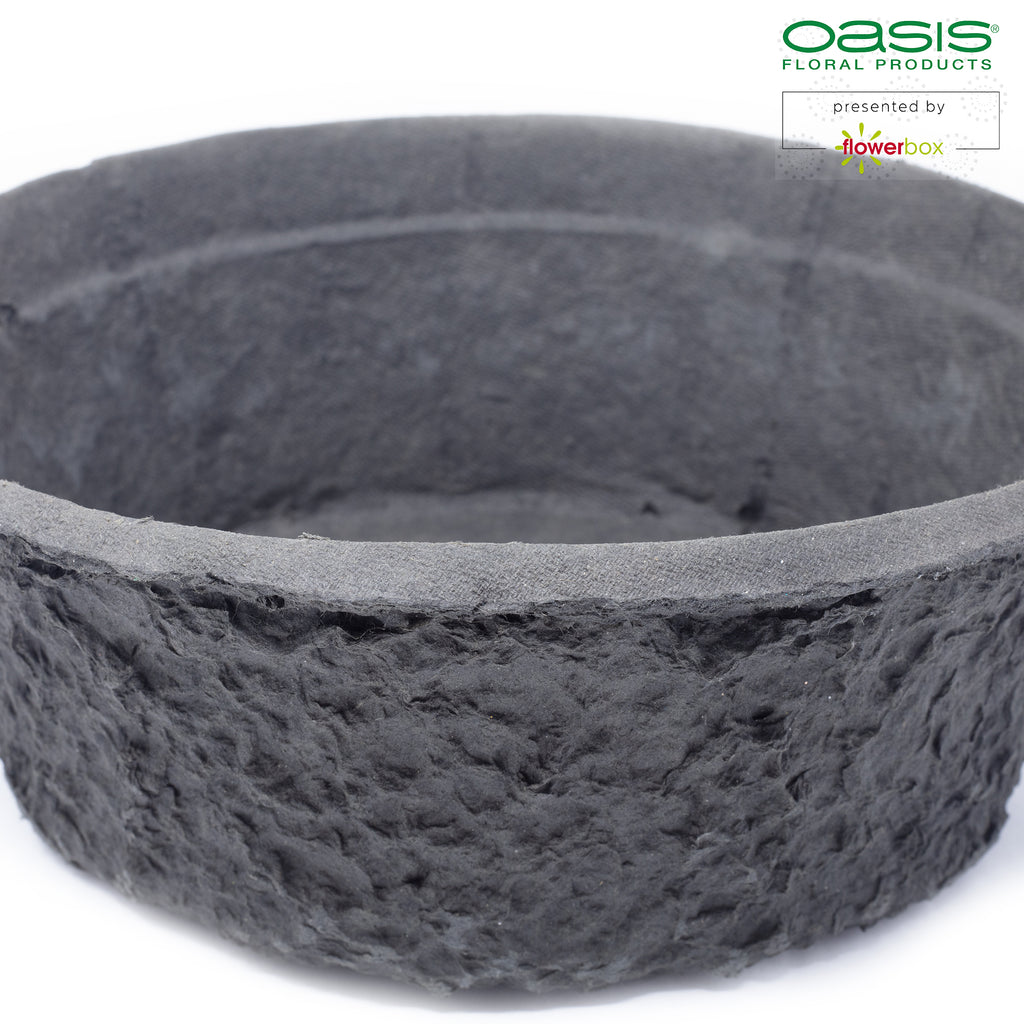 OASIS® BLACK BIOLIT® Pflanzschale, Ø 25 cm