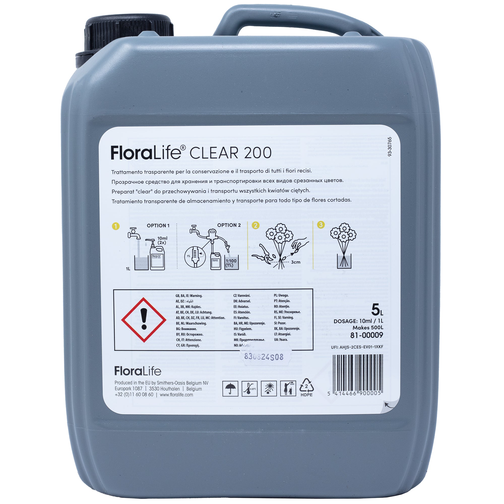 FLORALIFE® CLEAR 200, 5 l canister