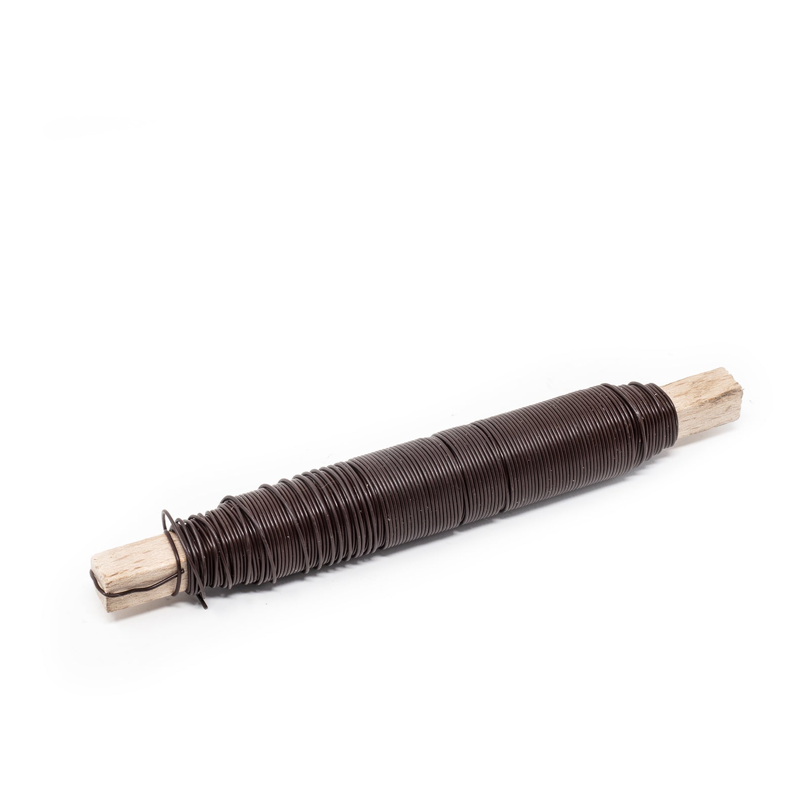 Wickeldraht Holzstab braun - 0,65 mm, 38 m - 1 Stück