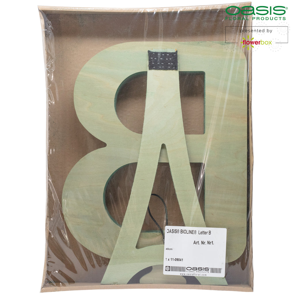 Lettre B OASIS® BIOLINE® - 37 x 40 x 5 cm