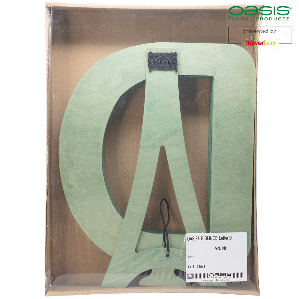 OASIS® BIOLINE® Buchstabe D - 37 x 40 x 5 cm