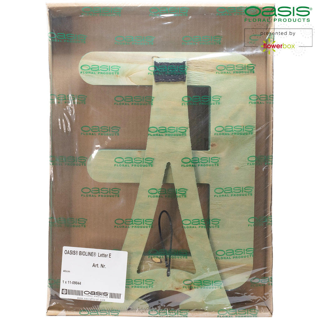 Lettre E OASIS® BIOLINE® - 37 x 40 x 5 cm