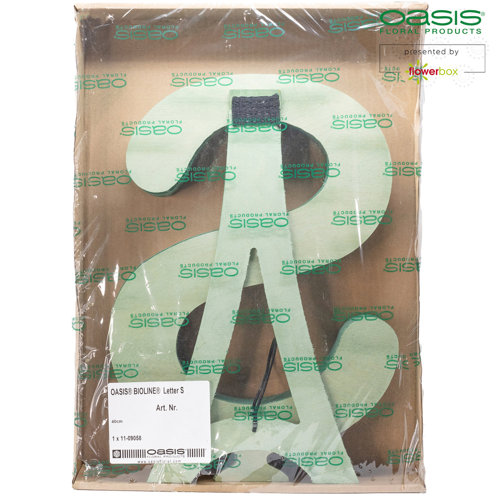 OASIS® BIOLINE® Letter S - 37 x 40 x 5 cm