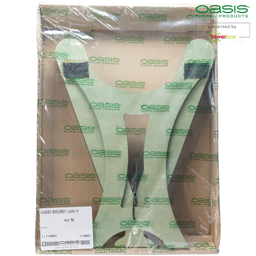 Lettre V OASIS® BIOLINE® - 37 x 40 x 5 cm