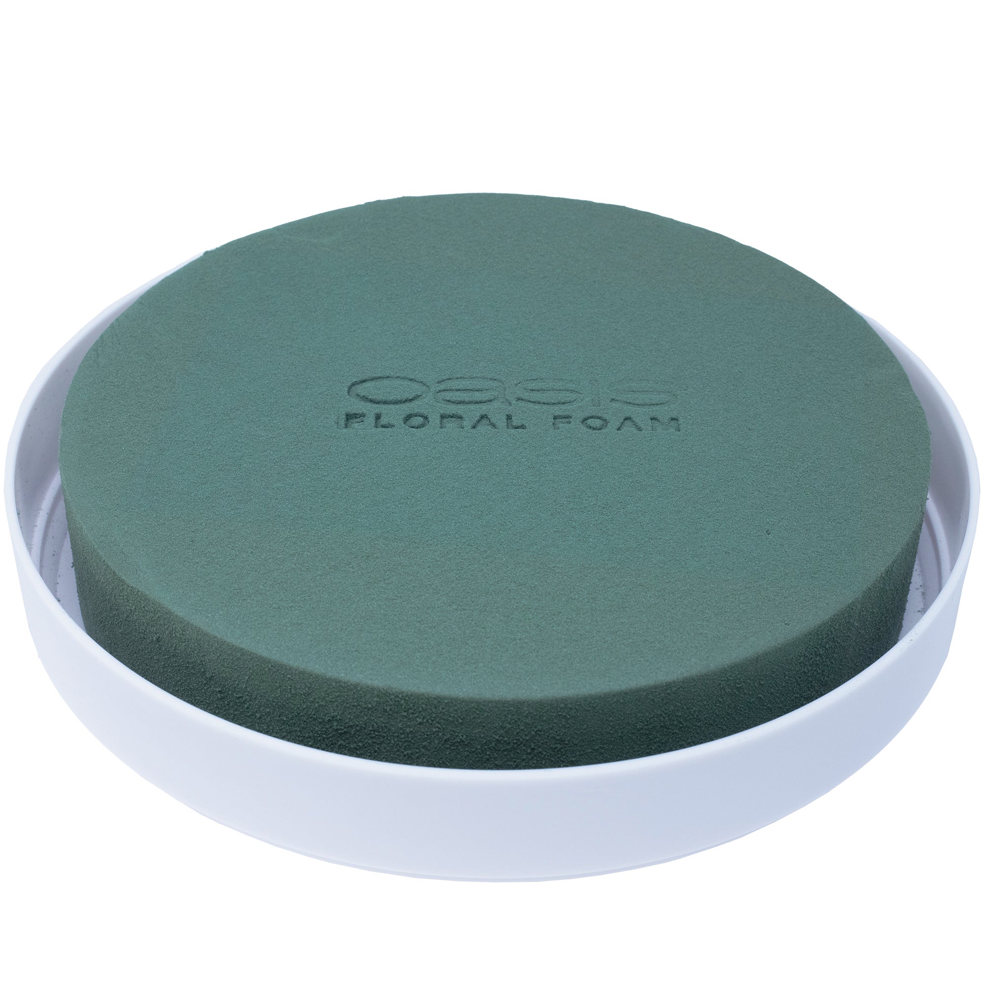 OASIS® Venezia Schale - 5 x 30 cm Ø - Weiß
