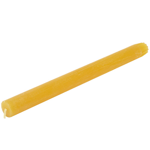 1 bougie conique - hauteur 27 cm - diamètre 2,3 cm - jaune miel - 1 pièce