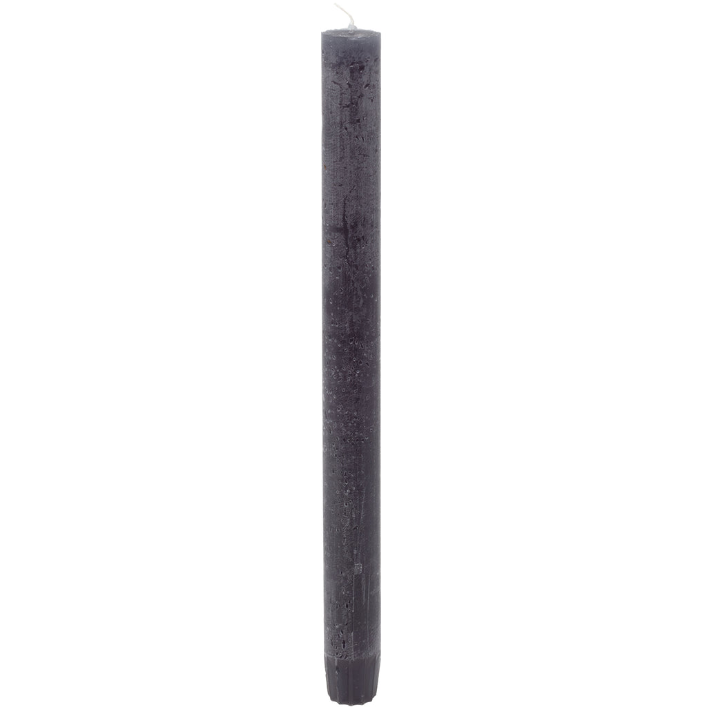 1 taper candle - Height 27 cm - Diameter 2.3 cm - Stormy Grey - 1 piece