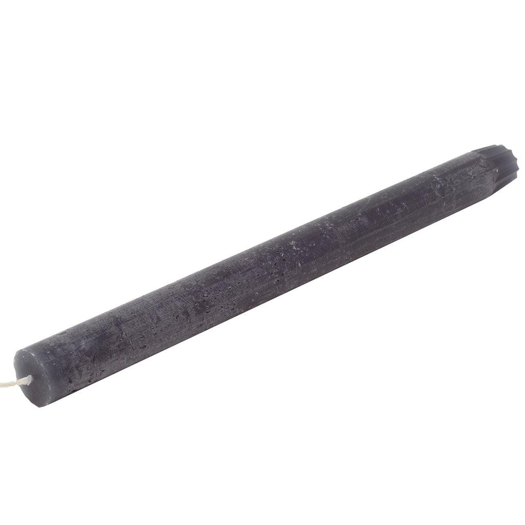 1 taper candle - Height 27 cm - Diameter 2.3 cm - Stormy Grey - 1 piece