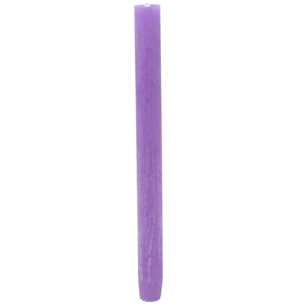 1 taper candle - height 27 cm - diameter 2.3 cm - flowering violet - 1 piece