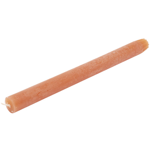 1 bougie conique - hauteur 27 cm - diamètre 2,3 cm - brun épicé - 1 pièce