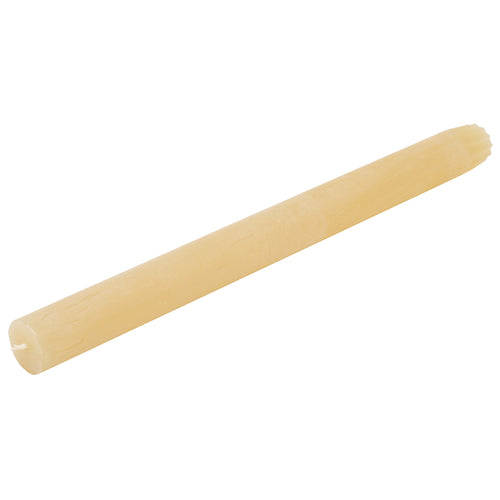 1 bougie conique - hauteur 27 cm - diamètre 2,3 cm - beige avoine - 1 pièce