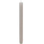 1 Tafelkerze - Höhe 27 cm - Durchmesser 2,3 cm - Sandgrau - 1 Stück