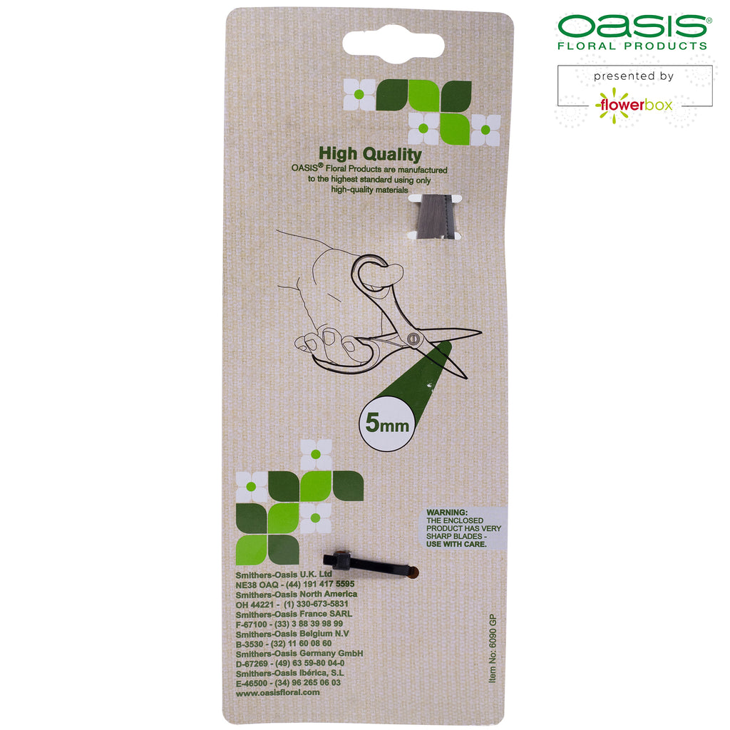 Ciseaux à fleurs OASIS® en acier inoxydable - 1 pièce - 5 mm