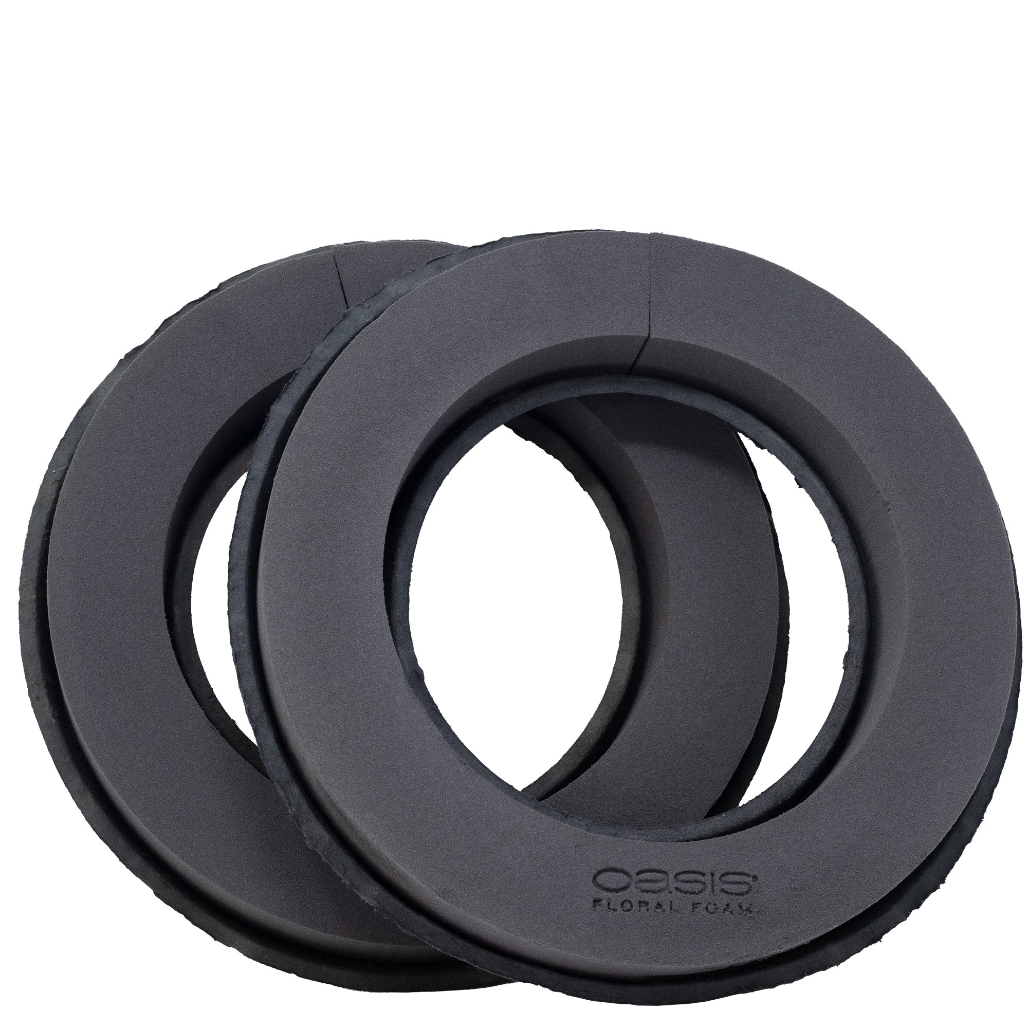 Bague OASIS® BLACK BIOLIT®, diamètre extérieur 32 cm - diamètre intérieur 17,5 cm - 2 pièces