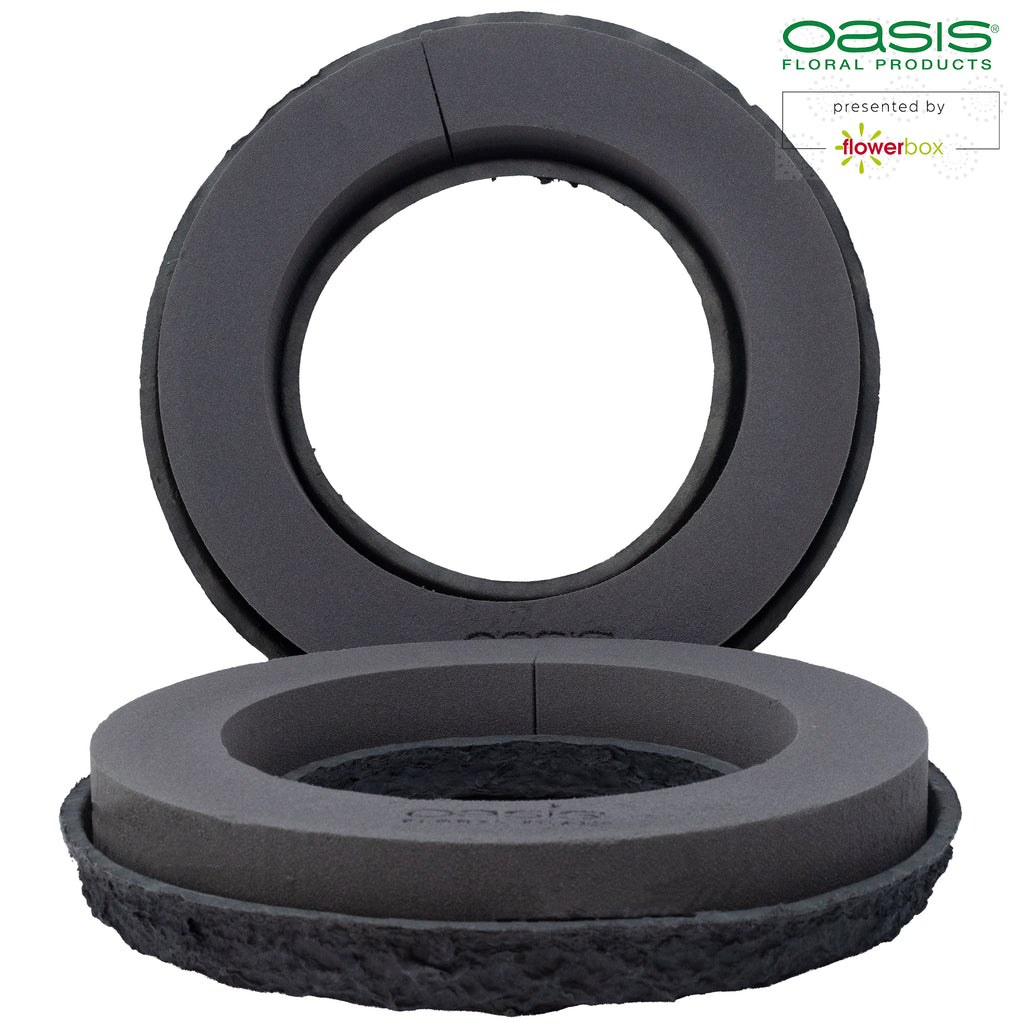 Bague OASIS® BLACK BIOLIT®, diamètre extérieur 32 cm - diamètre intérieur 17,5 cm - 2 pièces