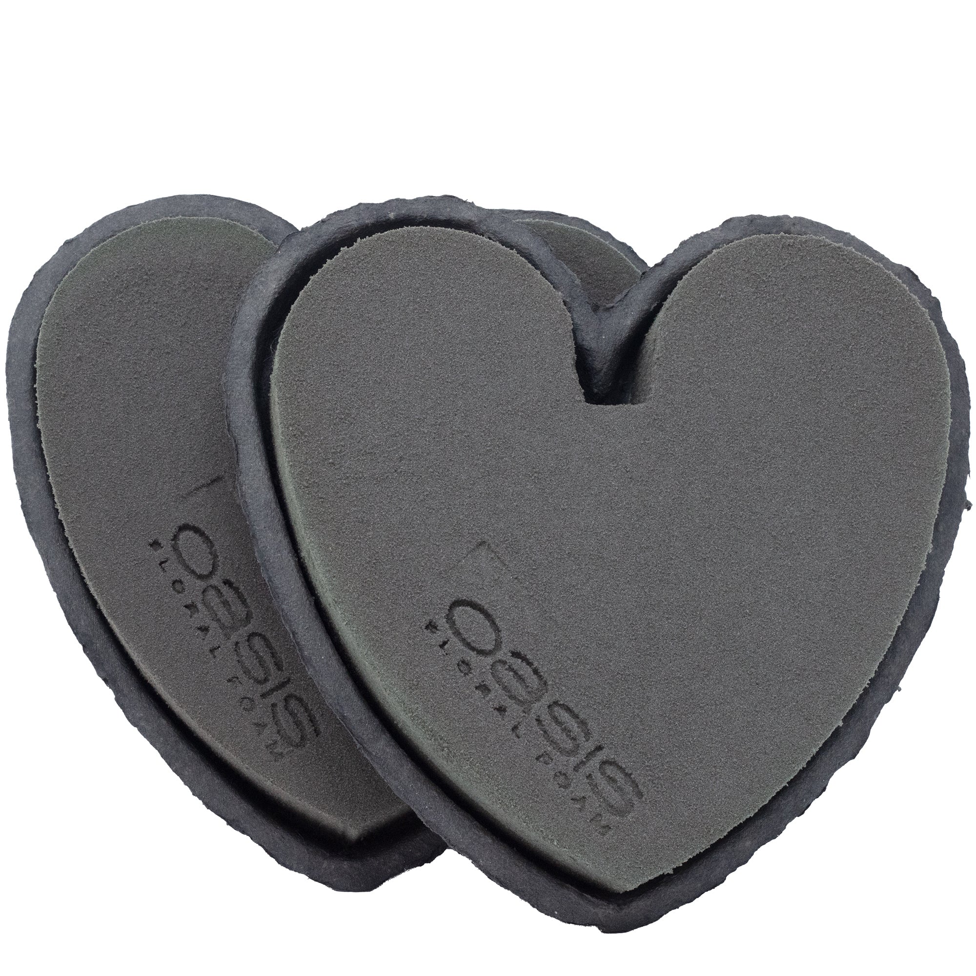OASIS® BLACK BIOLIT® Herzen - 17 x 17 x 4 cm -2 Stück