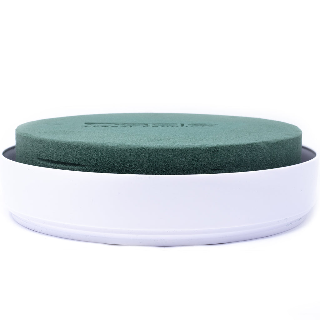 OASIS® Venezia Schale - 6 x 25 cm Ø - Weiß - 1 Stück