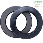 Black Naylor Base Ring, 5 x 35 cm Durchmesser, Innen: 23 cm Durchmesser, Doppelpack