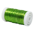 Decorative enamel wire, apple green - 01 - 0.30 mm 160 m 100 g