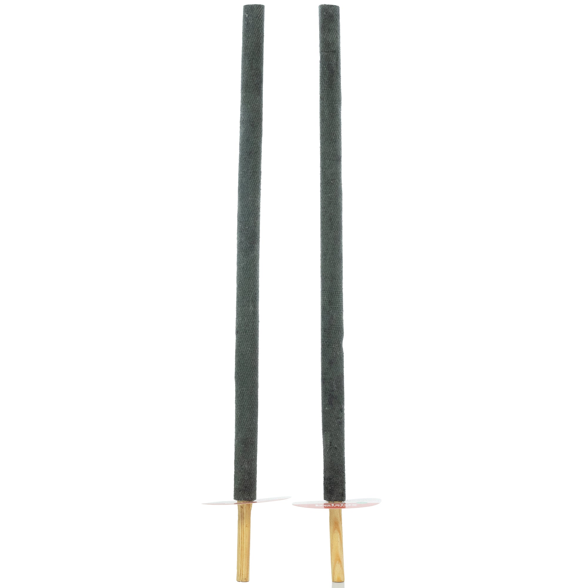 Outdoor oilcloth torch, black - Burning time 1.3 hours - Length: 75 cm - 2 pieces