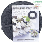 OASIS® BLACK BIOLIT® Ring, 18 cm Ø - inner: 6.5 cm Ø - 2 pieces