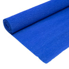 Papier crépon de qualité supérieure pour jardinier et fleuriste - 50 x 250 cm - bleu moyen - imperméable et résistant à la lumière