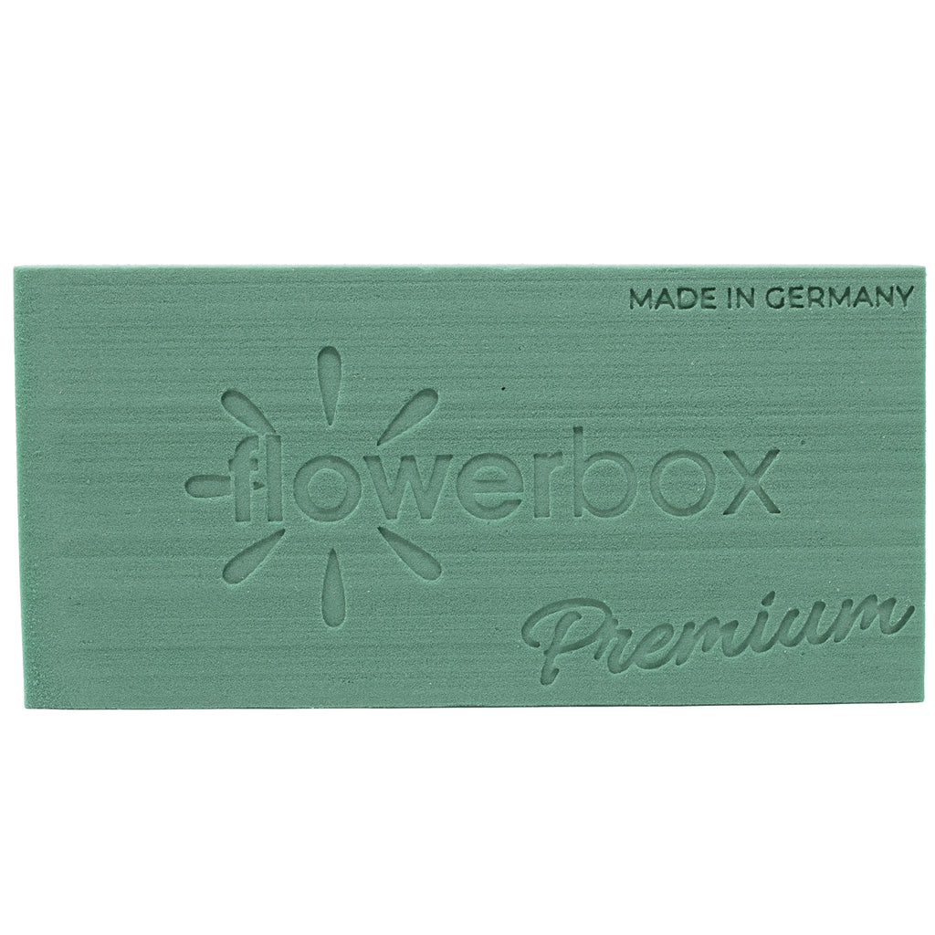 3x Original FLOWERBOX® Premium Steckschaum für längere Haltbarkeit bei Frischblumen