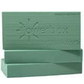 3x Original FLOWERBOX® Premium Steckschaum für längere Haltbarkeit bei Frischblumen