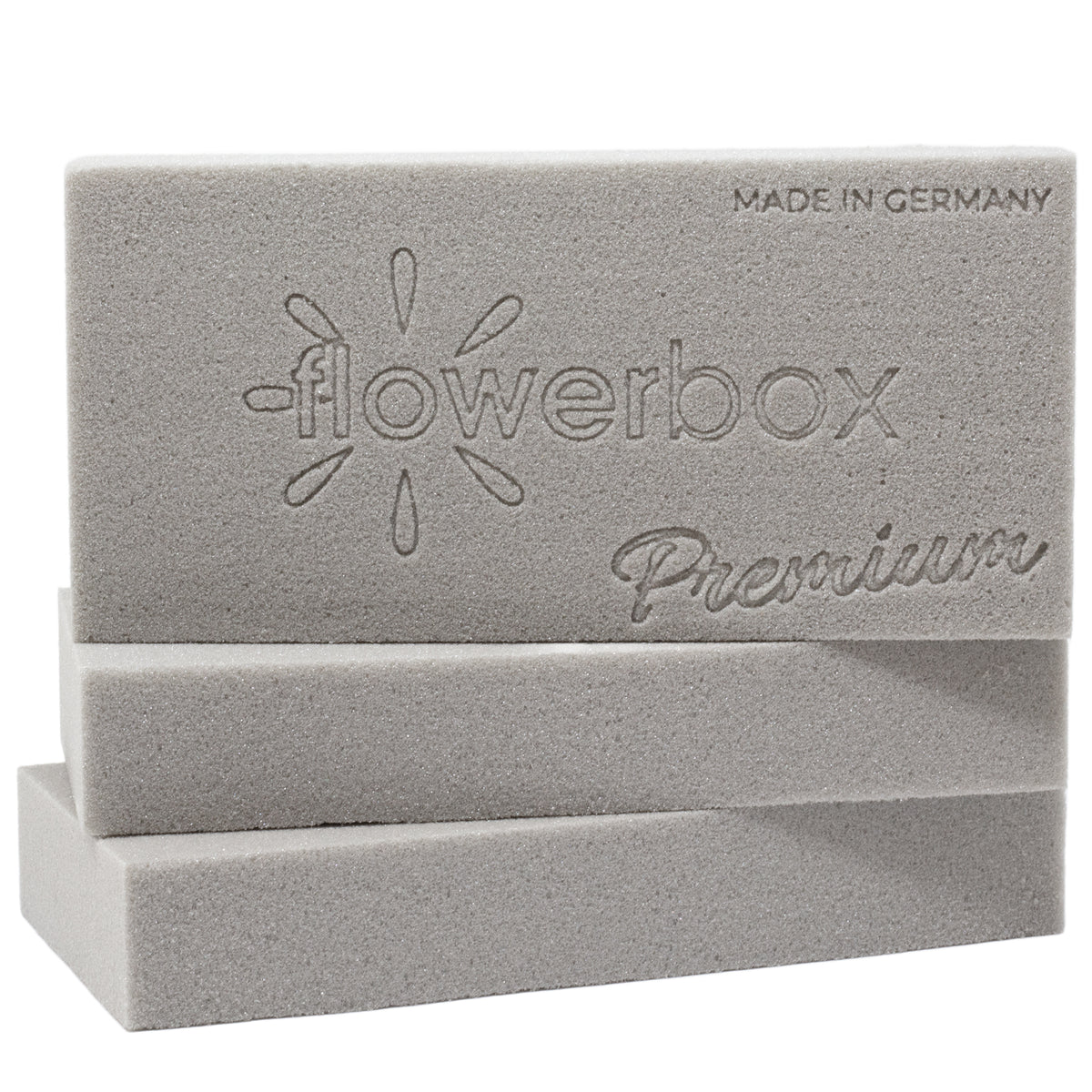 3x Original FLOWERBOX® Steckschaum für Trockenblumen