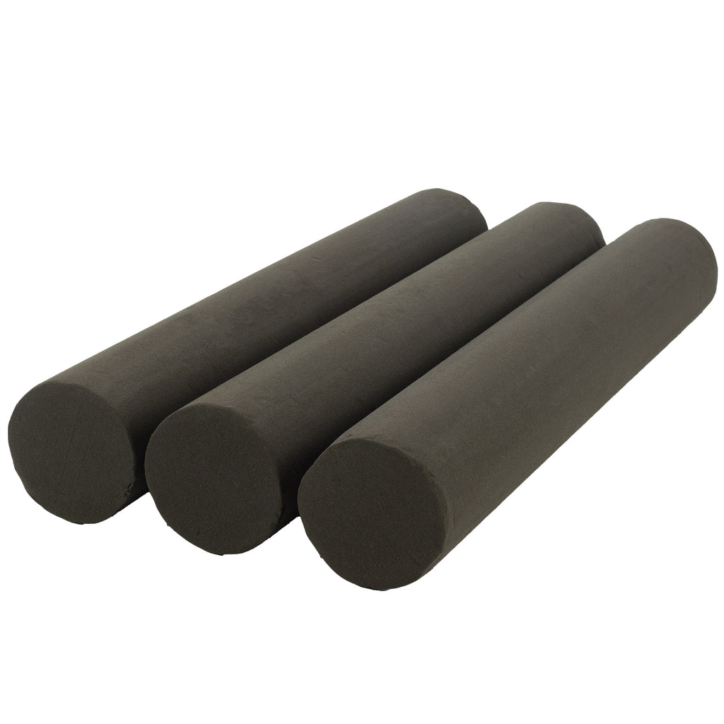 OASIS® BLACK IDEAL Zylinder Stange, Designer's Collection - Höhe 55 cm - Durchmesser 8 cm - 3 Stück