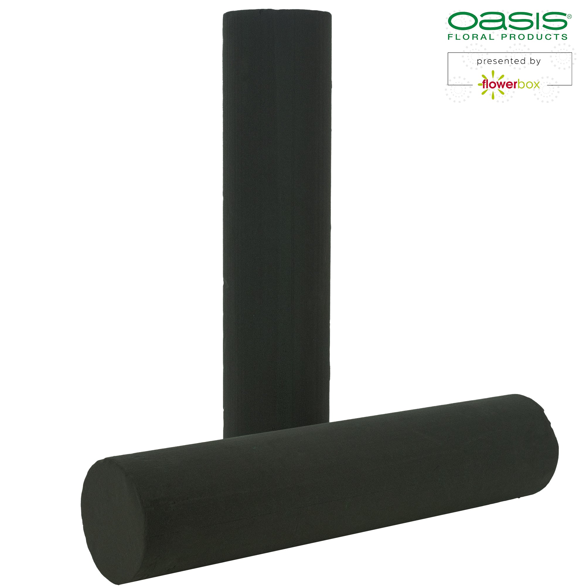OASIS® BLACK IDEAL Cylinder Rod, Designer's Collection - Height 55 cm - Diameter 12 cm - 2 pieces