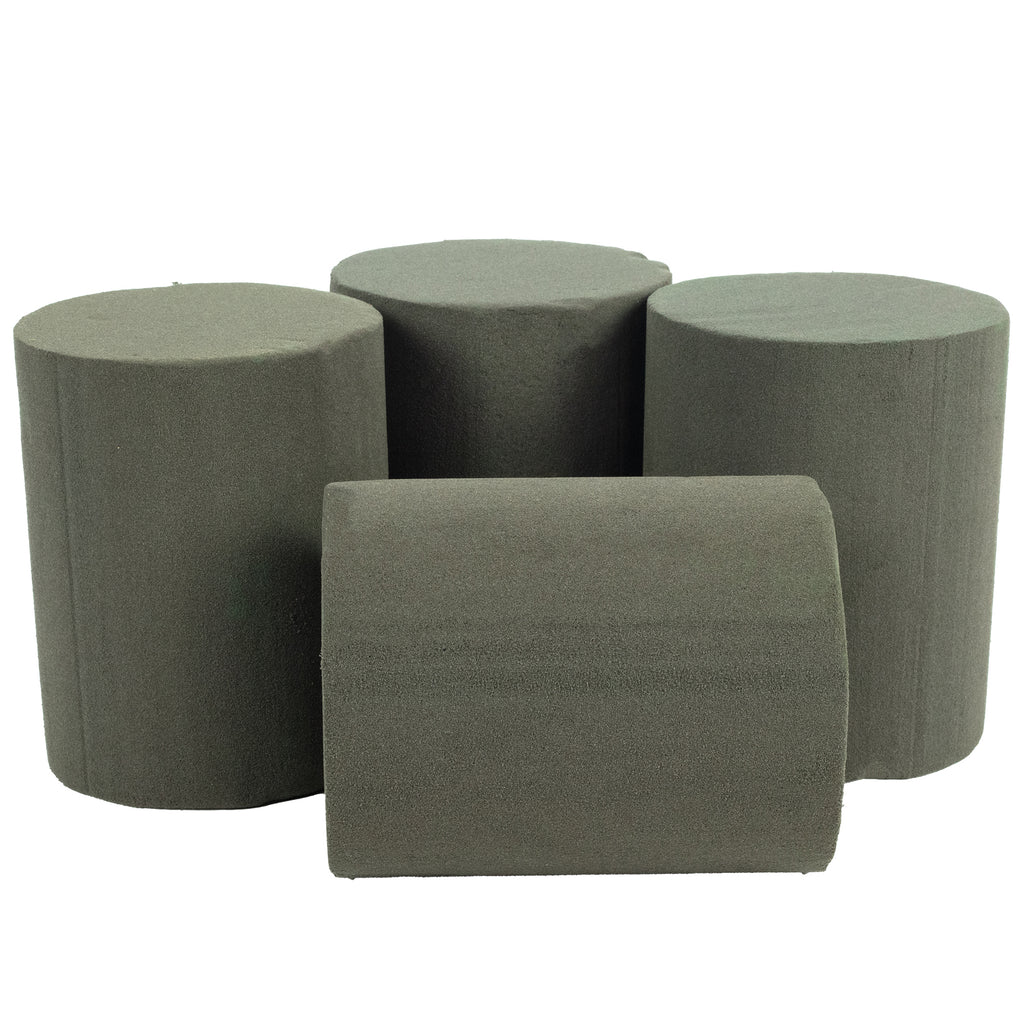 OASIS® BLACK IDEAL Zylinder Stange, Designer's Collection - Höhe 15 cm - Durchmesser 12 cm - 4 Stück
