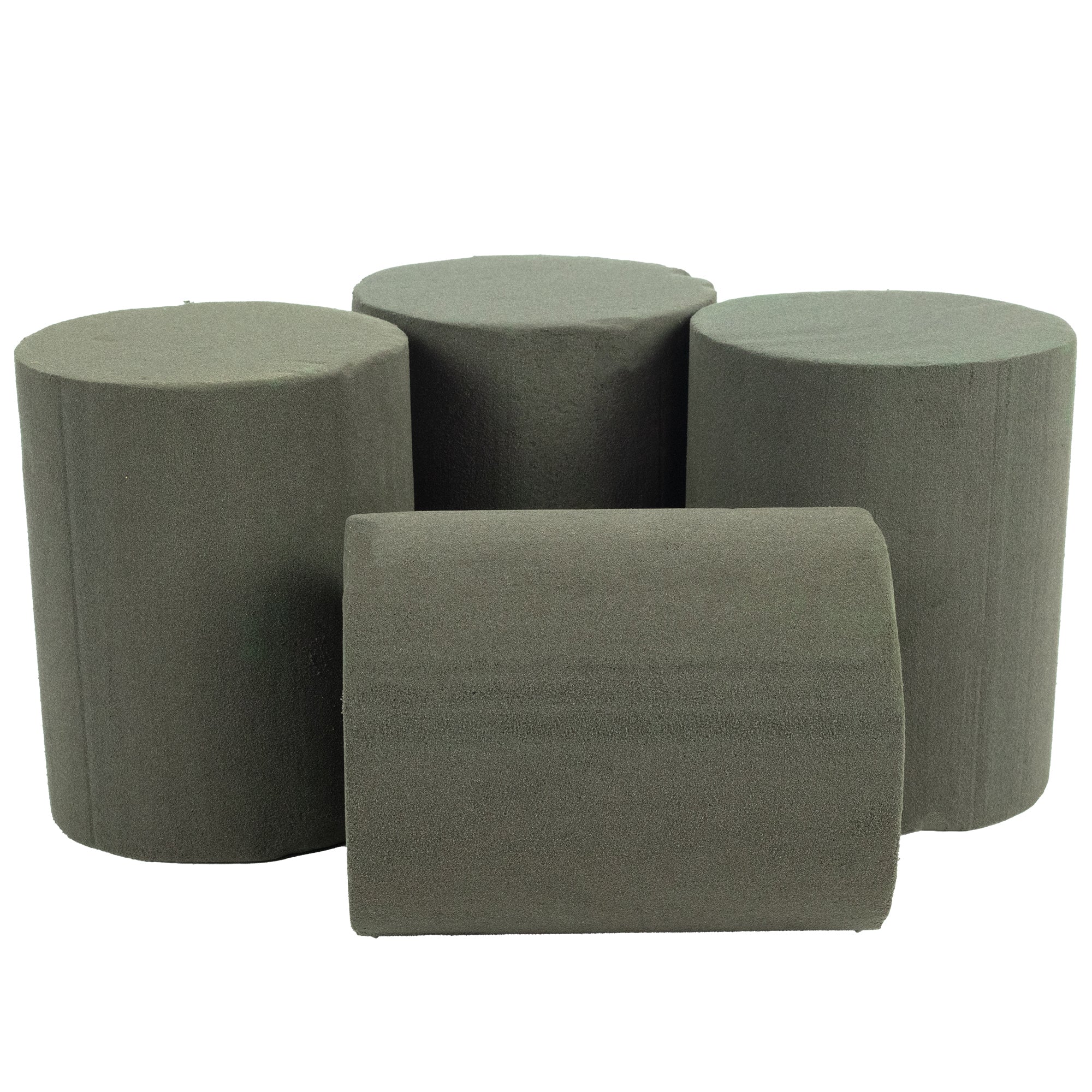 OASIS® BLACK IDEAL Zylinder Stange, Designer's Collection - Höhe 15 cm - Durchmesser 12 cm - 4 Stück