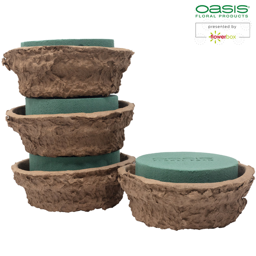 OASIS® BIOLIT® Schale - 6 x 14 cm Ø - 4 Stück