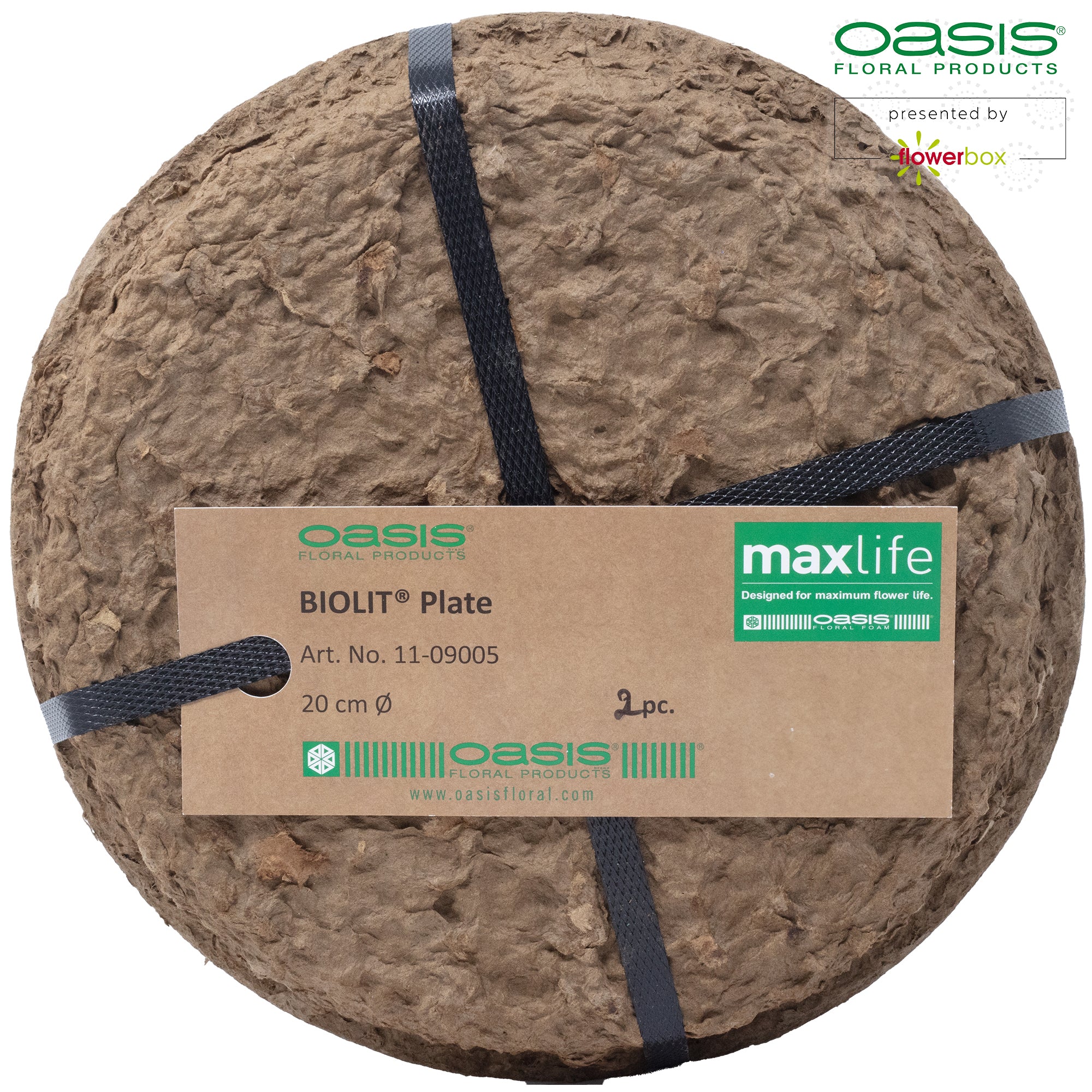 OASIS® BIOLIT® Flat Bowl - Ø 20 cm - 2 pieces