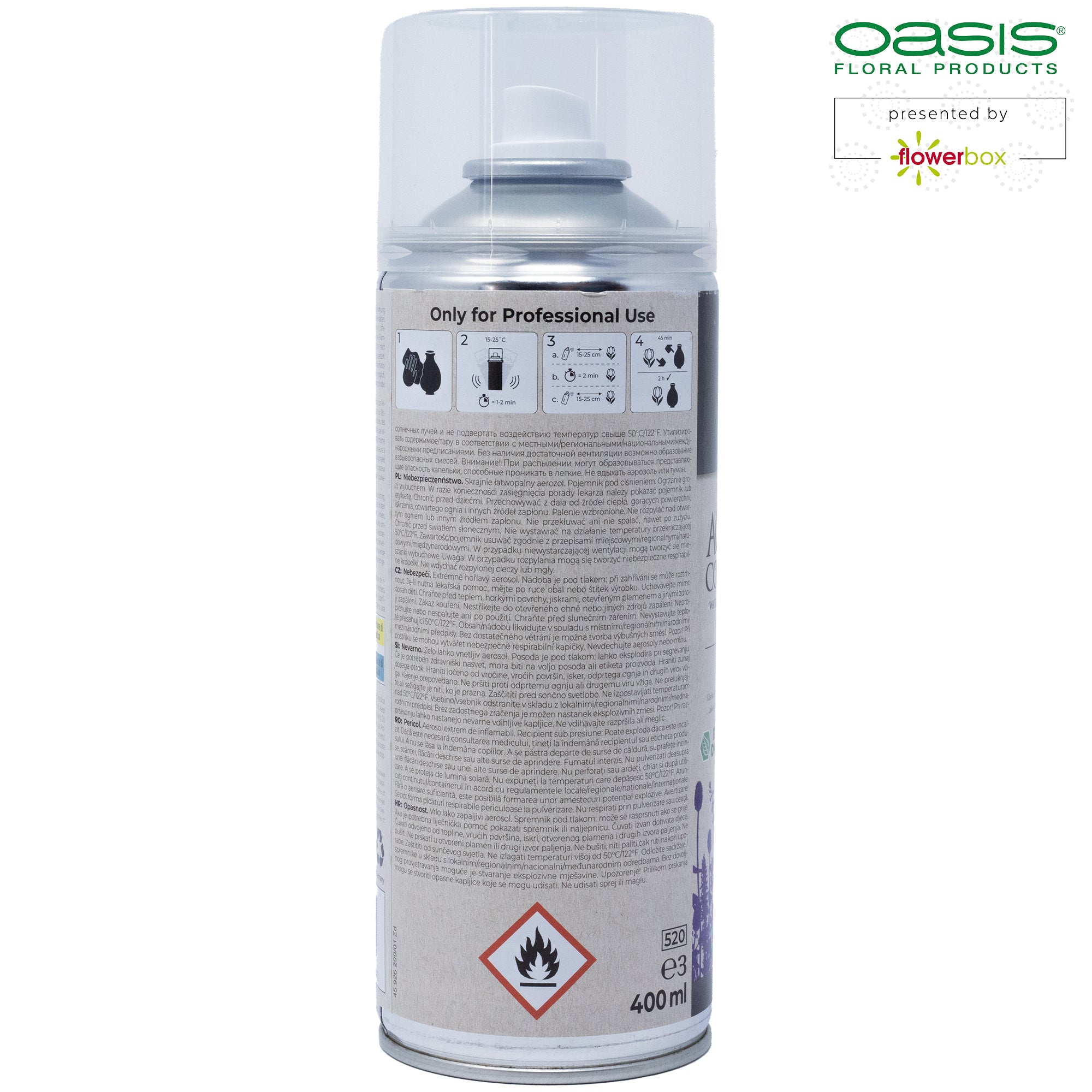 OASIS Aqua Color Clear Varnish - 400 ml