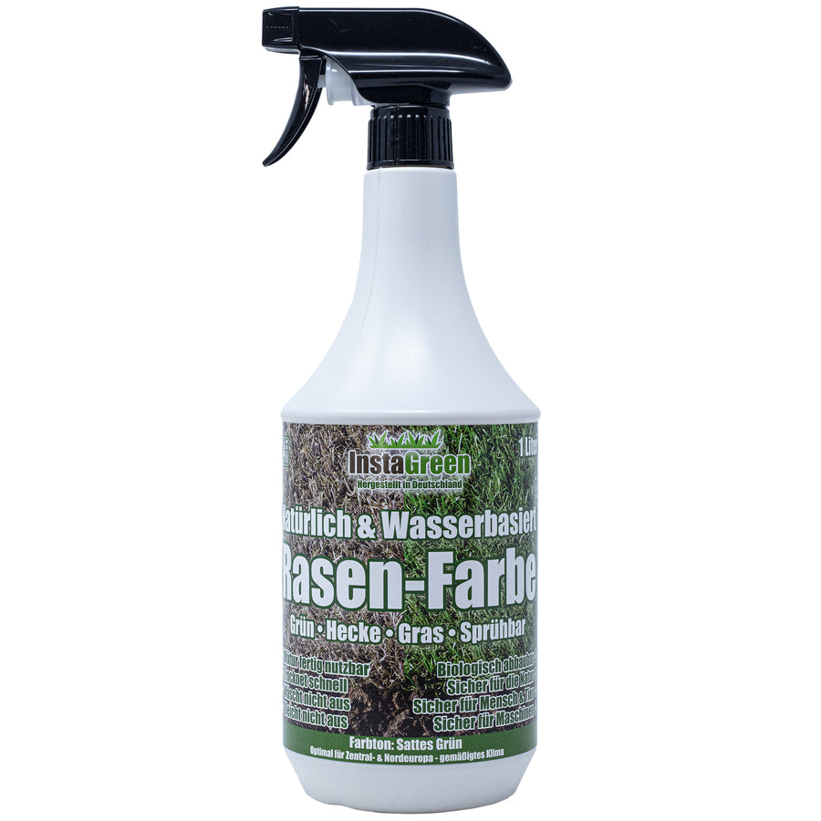 InstaGreen Rasenfarbe 1 Liter Sprühflasche