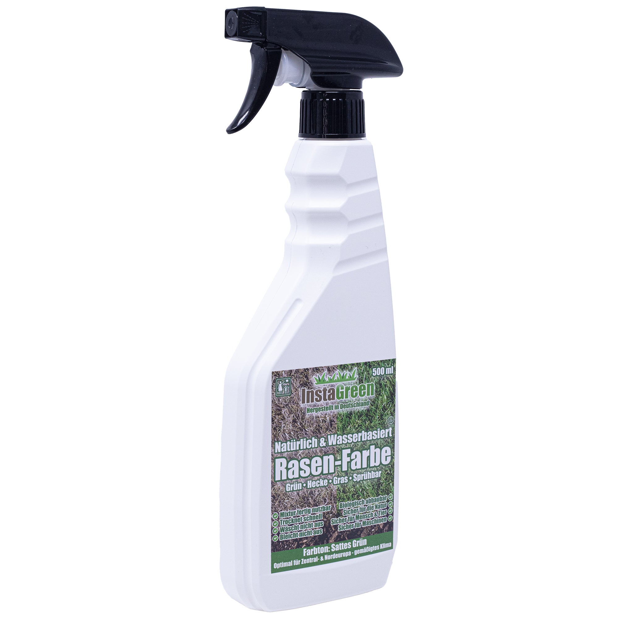 Peinture InstaGreen Premium pour haies et pelouses - Vert instantané pour pelouses et haies, prête à l'emploi