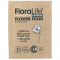 Poudre FloraLife® Express - Sachets en papier pour 0,5 litre d'eau - Carton de 1000 pièces.