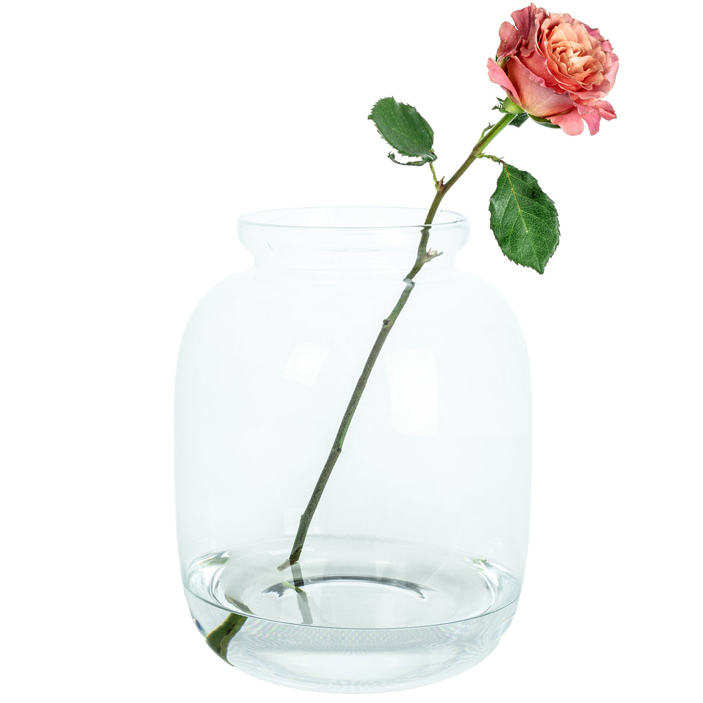 Vase CALDERON - transparent - hauteur 31 cm - diamètre 25 cm