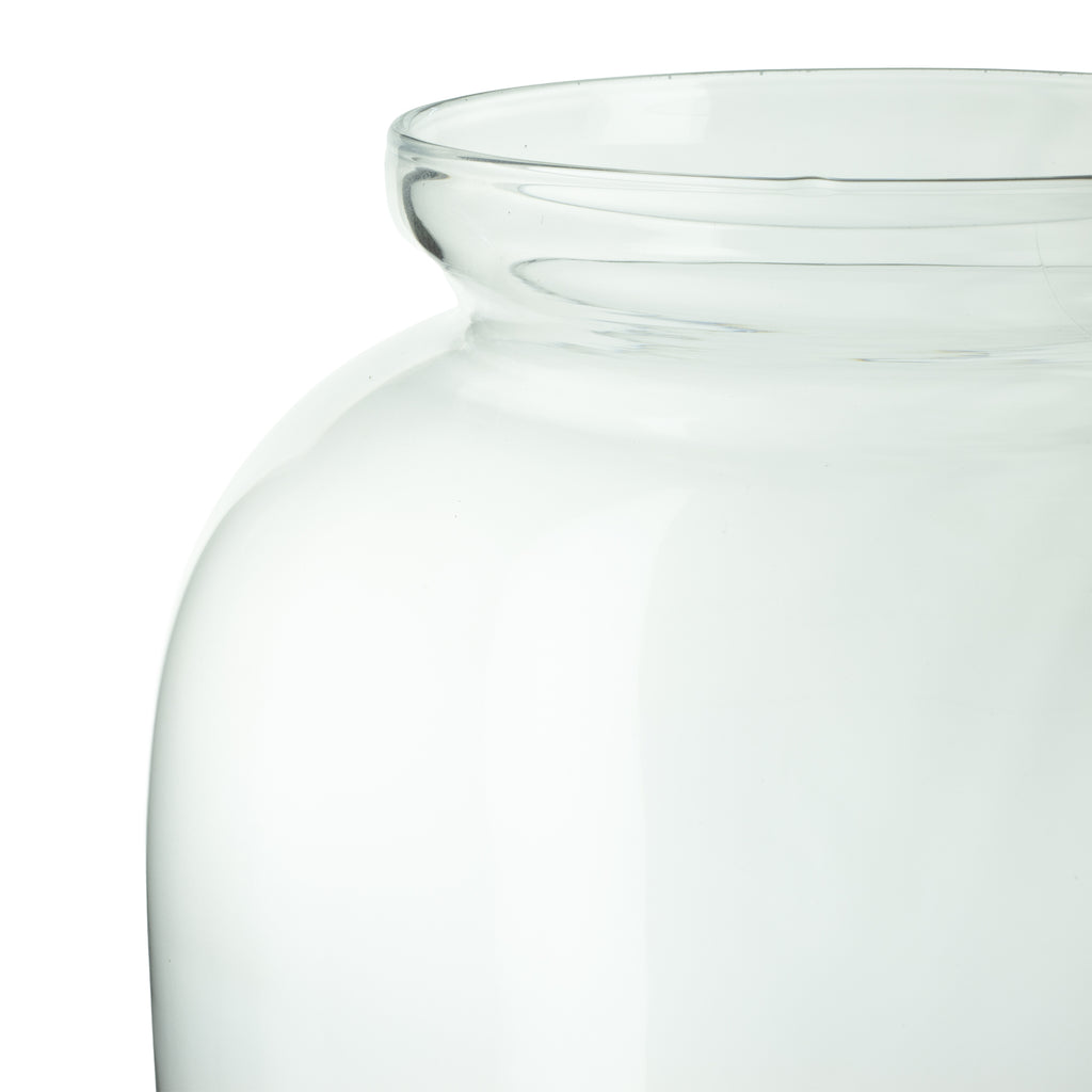 Vase CALDERON - transparent - hauteur 31 cm - diamètre 25 cm