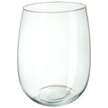 BELLY glass vase, medium - clear - height 33 cm - diameter 25 cm