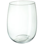 BELLY glass vase, medium - clear - height 33 cm - diameter 25 cm