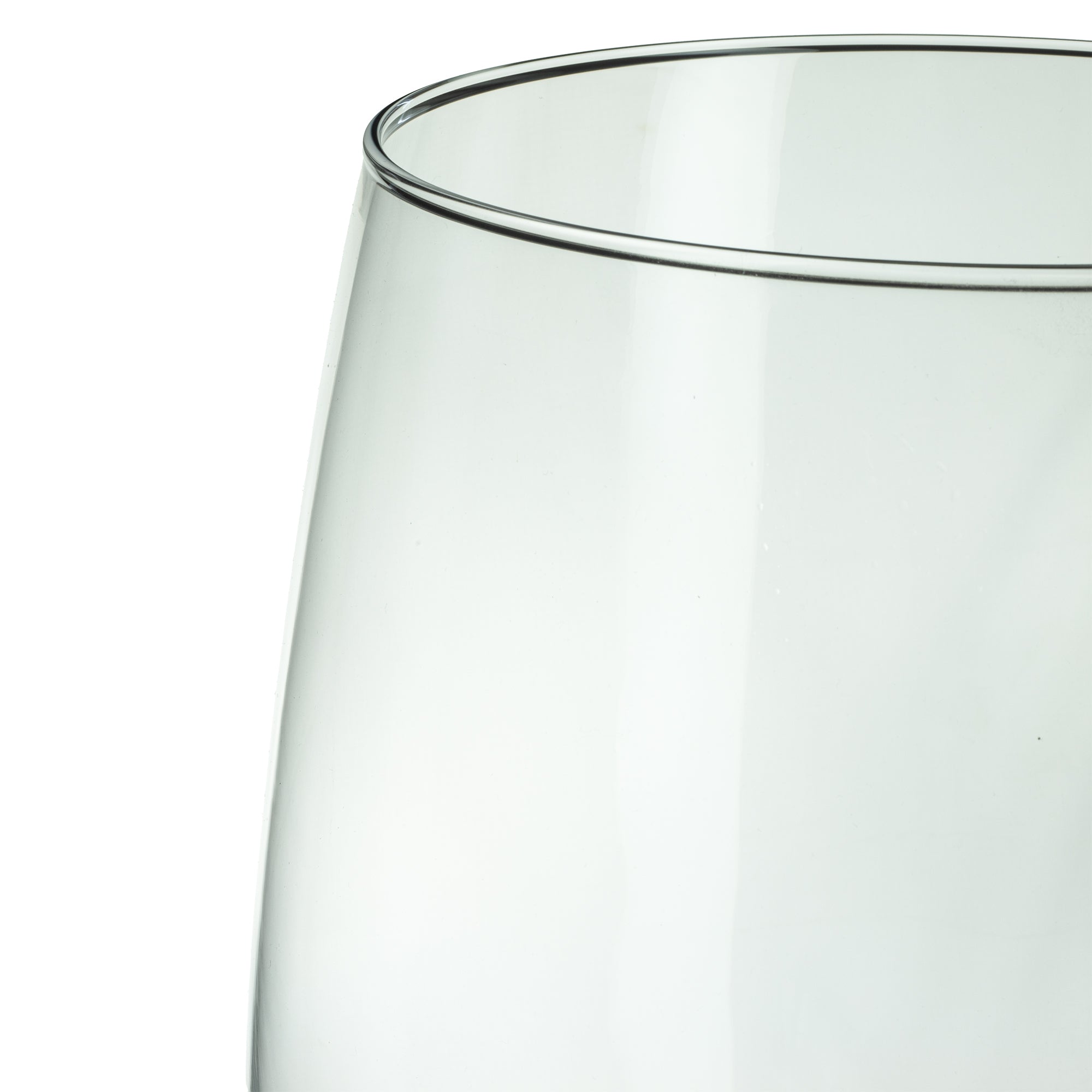 BELLY glass vase, large - clear - height 40 cm - diameter 27.5 cm