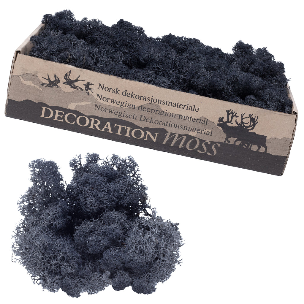 Karton Islandmoos Schwarz - 500g