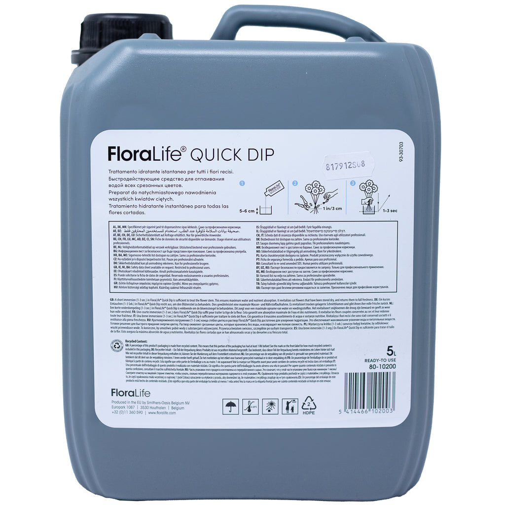 FloraLife® Quick Dip - Bidon de 5 litres - 1 pièce