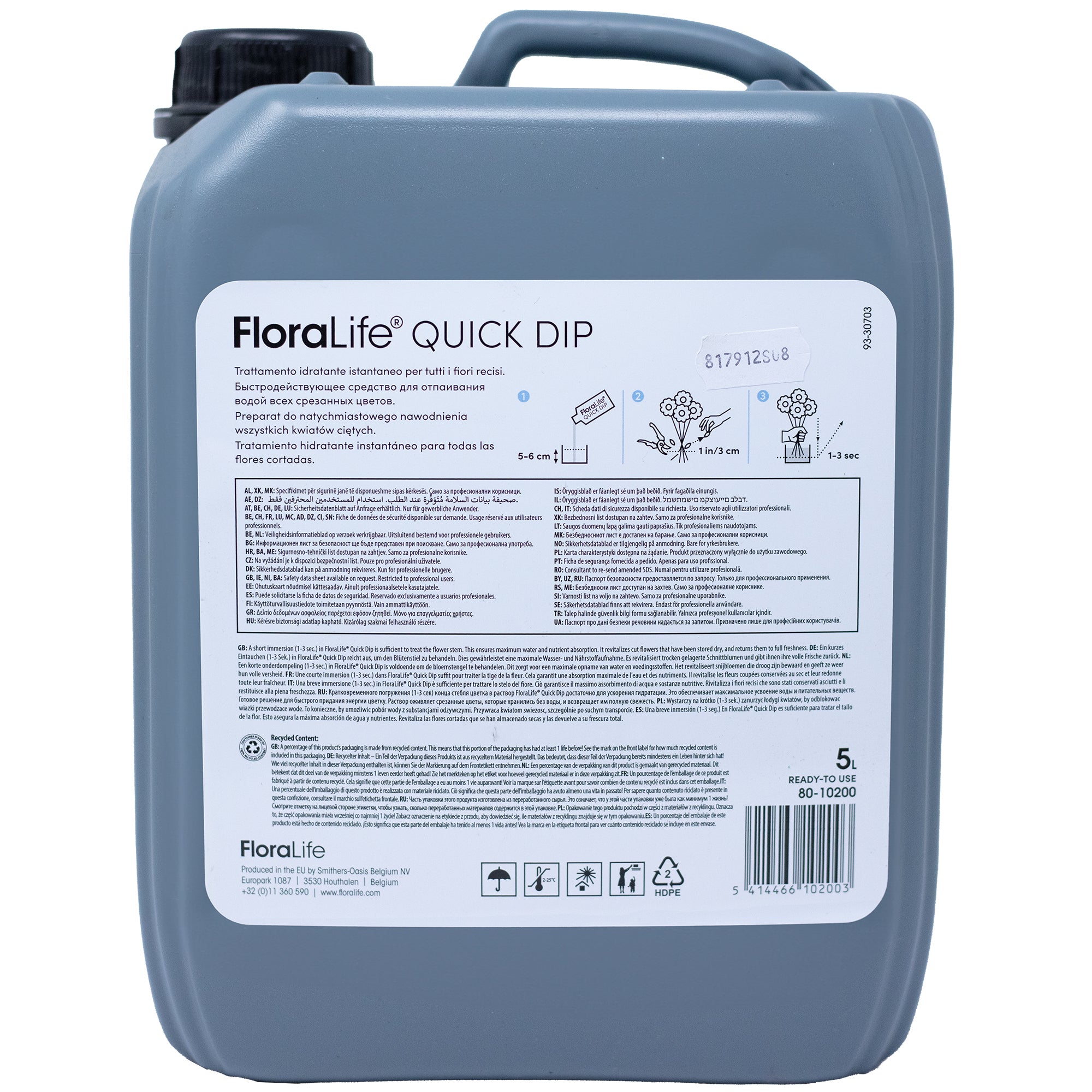 FloraLife® Quick Dip - Bidon de 5 litres - 1 pièce