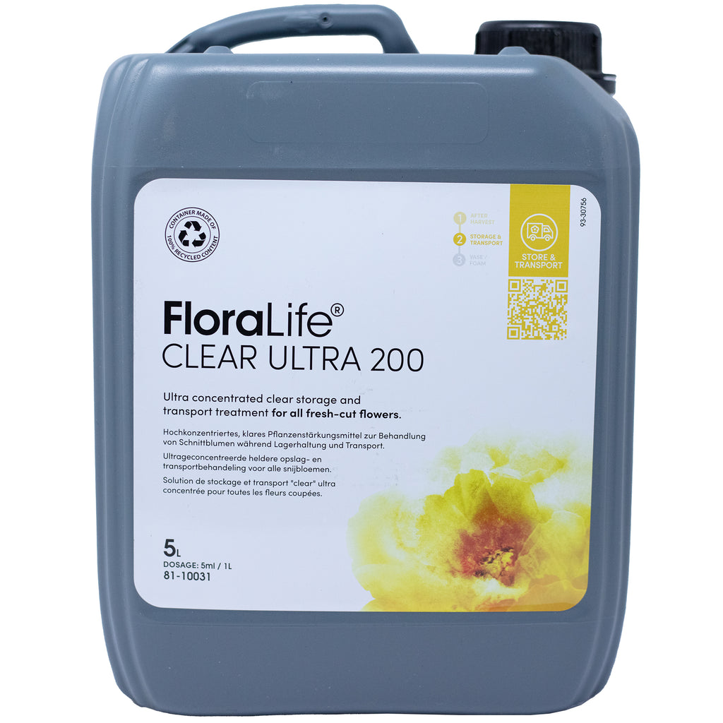 FloraLife® Clear ULTRA 200 Blumennahrung - hochkonzerntriert - 5-Liter Kanister - 1 Stück