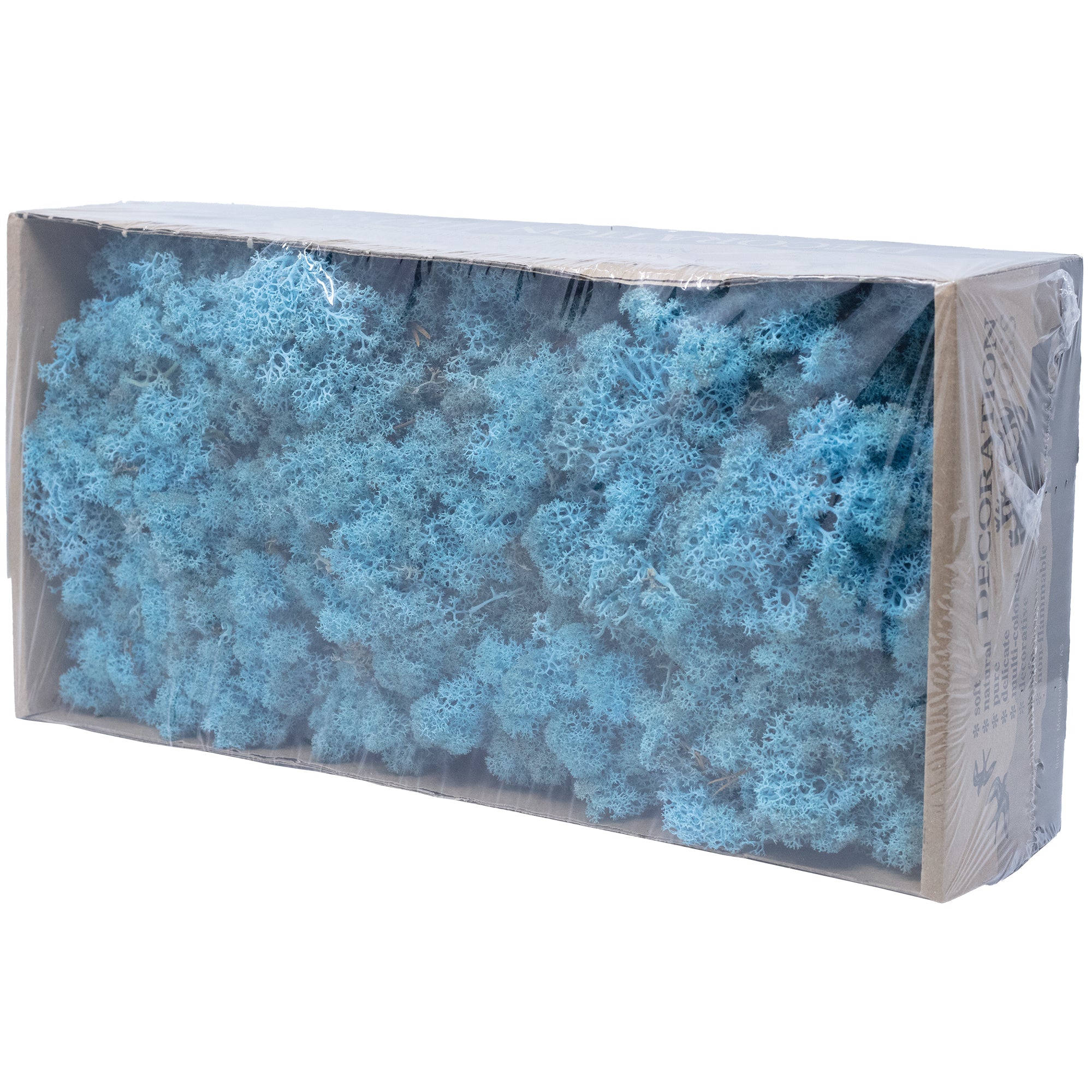 Karton Islandmoos Aquamarin/Hellblau 500g