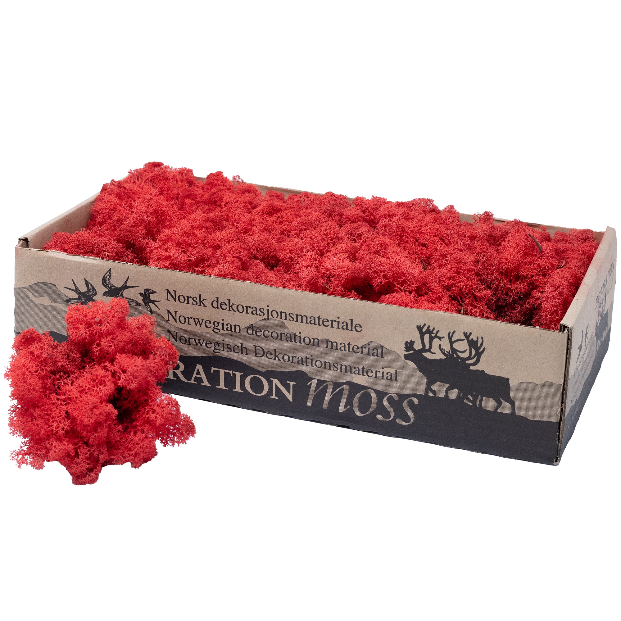 Mousse de l'île en carton, rouge clair, 500 g